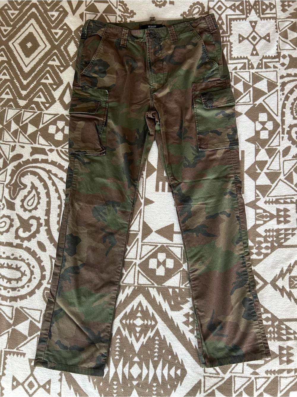 Hudson Jeans - Slim stretch Camouflage Cargo Pants
